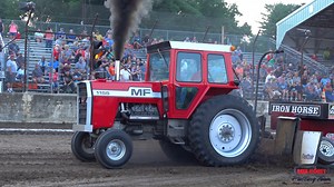 Sweet 1155 V8 Massey Pulling in Darlington, WI 2024!! #stock #farmstock #tractorpulling #v8 #masseyferguson | Farm Stock Tractor Pullers