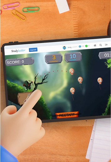 🚀 Explore math with StudyLadder’s Mathematics Program! 📐 Our program is for K-6 learners and covers all math topics from basics to advanced skills. 💡 It includes video tutorials for basic and challenging concepts, interactive activities for practice, and printables to help learning. 🌟 Assessments track your child's progress and build their confidence. Let’s make math enjoyable for every young learner! Check out StudyLadder today and see your child succeed in math! 📊💖 #studyladder #mathemat