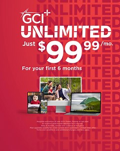 Get unlimited connectivity at home and on the go with GCI+ — just $99.99 for your first six months. Plus, GCI mobile customers enjoy nationwide coverage on T-Mobile in the lower 48 and the fastest 5G in Alaska. | GCI | Facebook