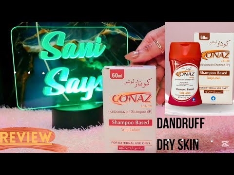 Conaz Shampoo Based Scalp Lotion |Conaz Shampoo How To Use #dandruff #hairfall #antidandruffshampoo