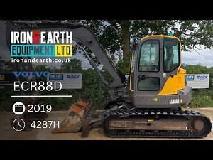 2019 Volvo ECR88D 8 Tonne Excavator