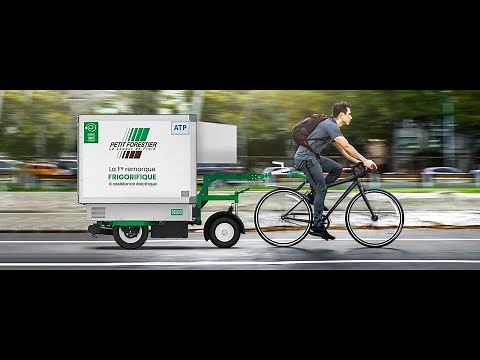 La K-Ryole Petit Forestier, la première remorque frigorifique à assistance électrique