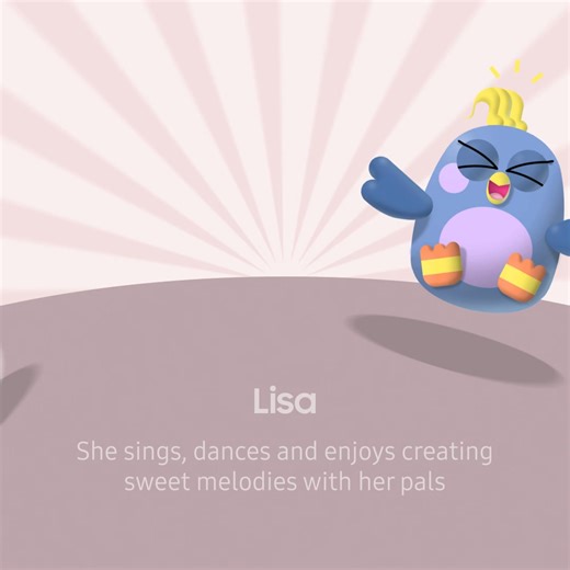 These adorable characters are here to spark your child's imagination and creativity with a variety of activities, all in a safe digital environment. Try it today and see which character your child likes the most!​ #Samsung #SamsungKids | Samsung