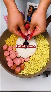The Ultimate Korean Sausage Buldak Risotto 🔥🧀
