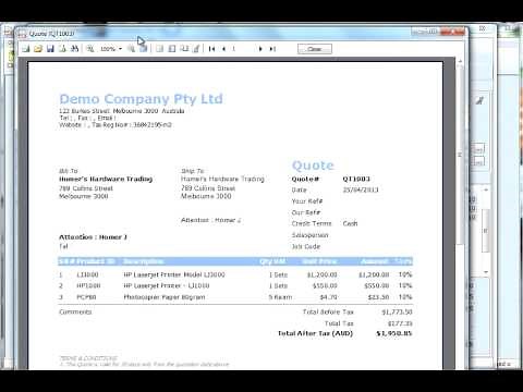 Full tour of Ezy Invoice 13