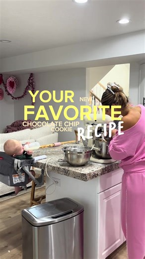 Sorry not sorry in advance for the easiest and most delicious chocolate chip cookies you’ll ever have 😋❣️ ingredients: * 3 cups flour * 2 tsps baking powder * 1 tsp baking soda * 1/2 tsp salt * 1 cup unsalted butter, room temp * 1 cup granulated sugar * 2/3 cup brown sugar * 2 eggs * 1 tbs 1 tsp vanilla extract * 3 cups of chocolate chips (or more if you’re like me) Directions: 1. Preheat oven to 350 degrees 2. Whisk together your flour, baking soda, baking powder, and salt then set aside 3. In