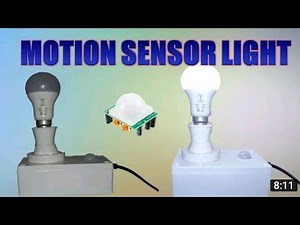 Jinsi ya kufunga Sensor light na connection yake.
