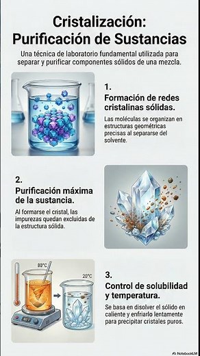 1 Cristalización, purificación química