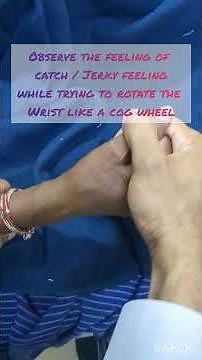 How to test for COGWHEEL RIGIDITY? A sign of Parkinson's disease ! | #medicine #mbbs #neurology