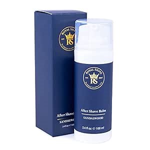 Royal Shave Aftershave Lotion, Post Shave Moisturizer for Men, Soothing Balm for Razor Burn & Sensitive Skin, Hydrating & Cooling Lotion (Made in UK)