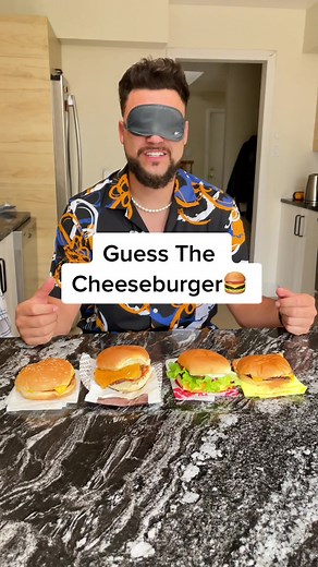 Guess The Cheeseburger Challenge