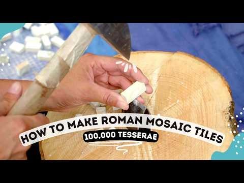 How to Make Roman Mosaic Tiles | Part One