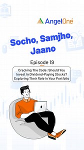 1.3M views · 5.3K reactions | Episode 19 of Socho, Samjho, Jaano is here! This time, we discuss the benefits and tax implications of dividend-paying stocks, comparing them to non-dividend-paying stocks using examples. #AngelOne | Angel One | Facebook