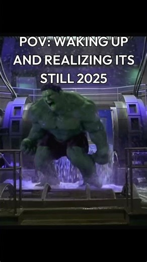 Can we just go back or forward already? #marvel #hulk #humor #memes #2025