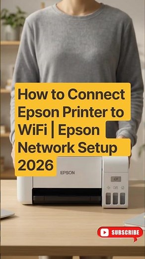 How to Connect Epson Printer to WiFi | Epson Network Setup 2026 #epsonprintersetup #epsonsetup