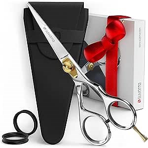 Amazon.com: Suvorna Beard & Mustache Scissors for Men - 5" Grooming Scissors for Trimming, Cutting, and Shaping Facial Hair - Japanese Steel Hair Cutting Scissors for Barbers, Professionals & Home Use : Beauty & Personal Care