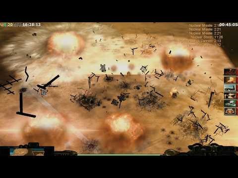 Flaten All Enemy Base With Nuk3 (Contra X Beta 2 mod) Command & Conquer Generals
