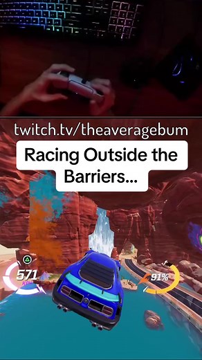 This is what Unreal Rocket Racers do in their free time… #rocketracing #fortnite #fortniterockerracing #twitch #clips #brokengame