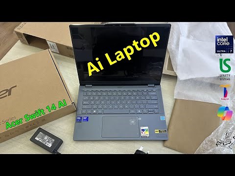 Acer Swift 14 AI SF14-51 Intel Core Ultra 7 256V Unboxing & Review - Ai Laptop 25+ Hour Battery