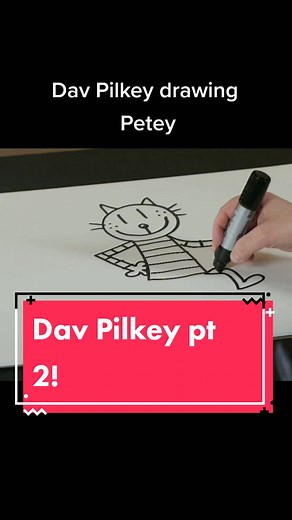 Dav Pilkey draws Petey and talks about Dog Man: The Musical! #davpilkey #dogman #childrensliterature #comics #comicbook #drawing #twusa #theaterworksusa #teachers #elementaryteachers #teachersoftiktok