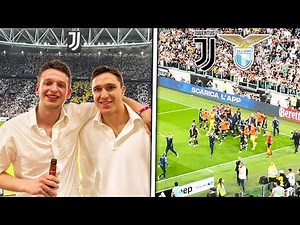 I WATCHED JUVENTUS vs LAZIO in VIP BOX WITH CHIESA! 🇮🇹
