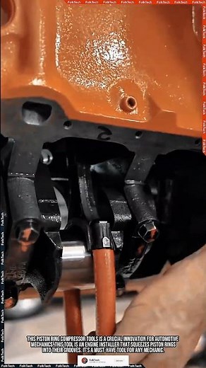 Piston Ring Compressor Tools: Engine Installer #tool #tools #innovation