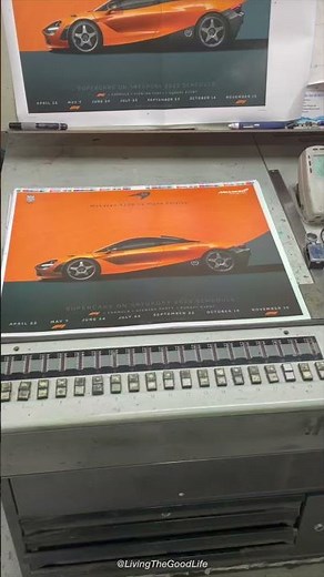 How Posters Are Made - Printed on Heidelberg Printing Press