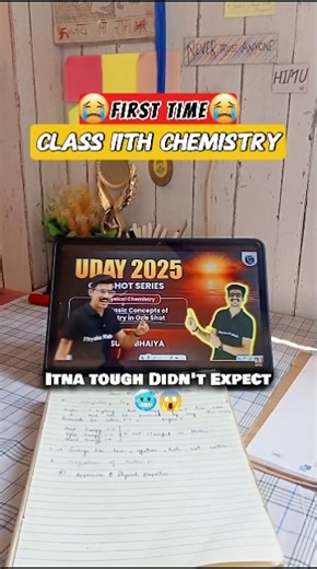 Class 11th Chemistry Start Kar diya 😭🥶 #class11 #shorts #studywithme #chemistry #jee #ytshorts