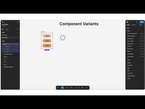 How to create Component Variants in Figma 2024?