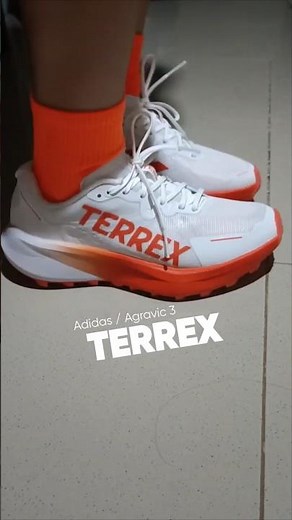 Trying on the Adidas TERREX Agravic 3 Trail Running Shoes | Unboxing #TrailRunning #Shorts