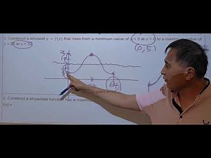 PreCalculus 4.5 Construct Sinusoid Function from Maximum and Minimum