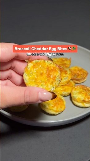 easy breakfast egg bites (meal prep friendly) 🥦🧀