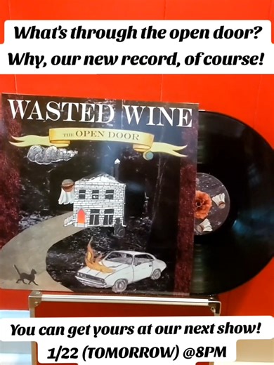 Come out tomorrow to support local music and buy our brand new records! We are sharing the stage with Reedy River String Band and both bands are celebrating a new release!