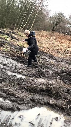 #swamp #boggy #muddy #stuckinmud #nannyfalls #helpp #notfunny #almost60