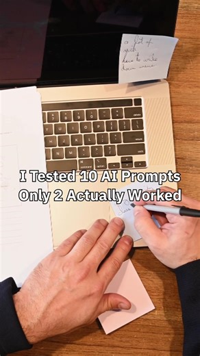 I Tested 10 AI Prompts… Only 2 Actually Work