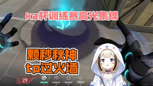 【ka杯训练赛栞栞shiori多杀残局集锦 】戴上兜帽就是兵，海獭出击!