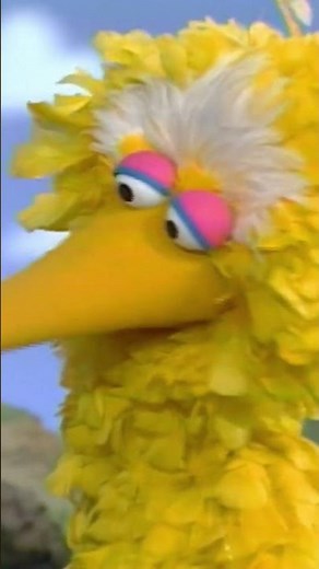 Big Bird Visits Make-Believe #mrrogers #bigbird #sesamestreetcharacter
