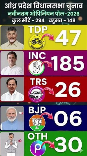🔥Andhra Pradesh Opinion Poll 2026: किसकी बनेगी सरकार? 😱 Huge Upset in AP Elections! #appolitics #tdp