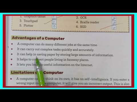 Advantages of a Computer Computer-Types and Devices Class-4 Computer🖥 ncert computer livewire aps