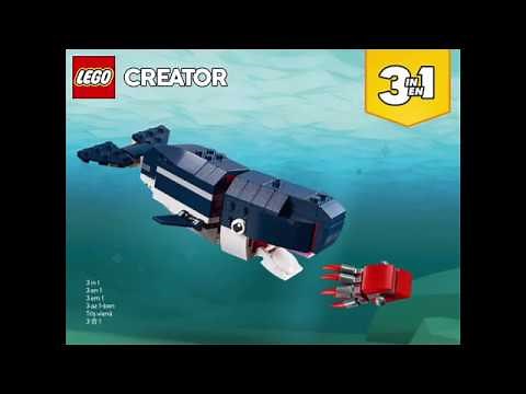#LEGO instructions-Creator- 31088-HowTo- Deep Sea Creatures(Whale) ‪@BrainyNerd‬