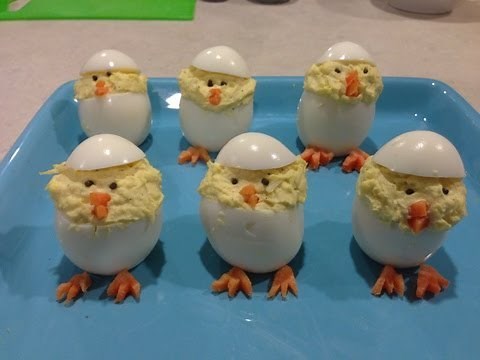 How to make Easter Chick Deviled Eggs