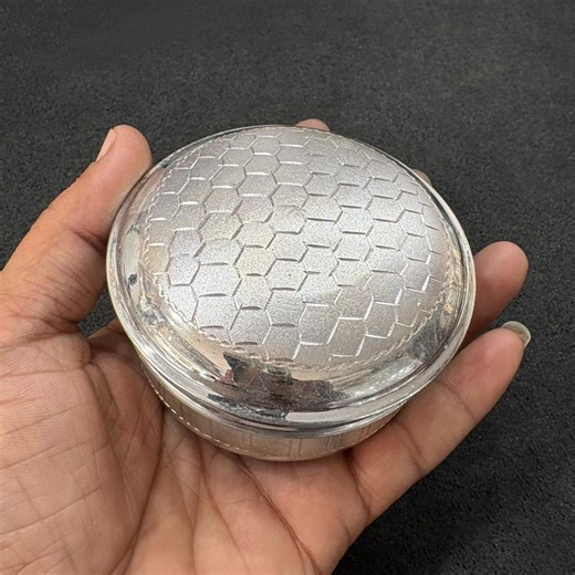 Handmade Silver Trinket Box, Engraved Silver Casket Round, Wedding Favors Gift - Etsy