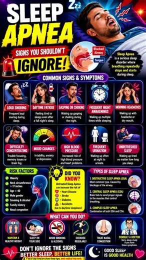🌙 Sleep Apnea: Causes, Symptoms & Best Treatment Options