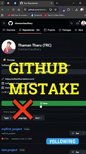 Push Your Code to GitHub Like a Pro! 🔥 Learn how to push your code to GitHub like a PRO! 🚀💻 ✅ Step-by-step guide for beginners ✅ Avoid common mistakes ✅ Upload your Laravel, React, or any project in seconds Perfect for developers, students & coders! 😎 👍 Like | 💬 Comment | 🔔 Follow for more coding tips & tricks! #github #webdevelopment #foryouシ #fbreels #nonfollowers | Developer Creation
