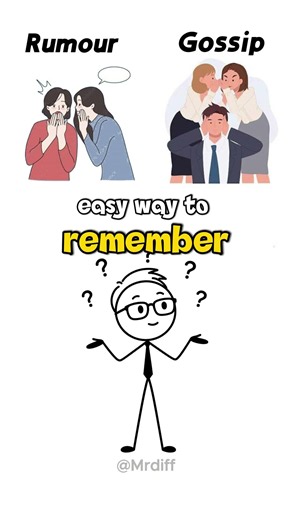 Rumour and Gossip.What's the difference? #educational #gossip #shortvideo #youtubeshorts #fyp #viral
