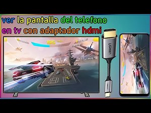 CÓMO CONECTAR CELULAR A TV POR CABLE HDMI