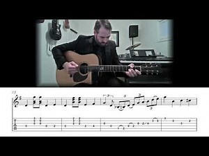 Just a Closer Walk with Thee - Bluegrass Carter Style Flatpicking Guitar Lesson (Sheet Music + TAB)
