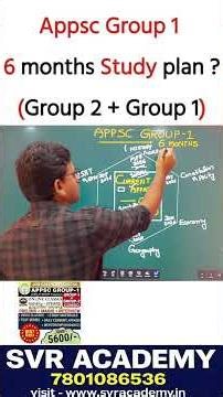 👉 APPSC Group 1 & 2 6 Months Study Plan | Complete Strategy + Smart Preparation 🔥