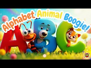 Alphabet Animal Boogie! 🐘 ABC Song for Kids | Kids Songs and Nursery Rhymes| Learn ABCs with Animals