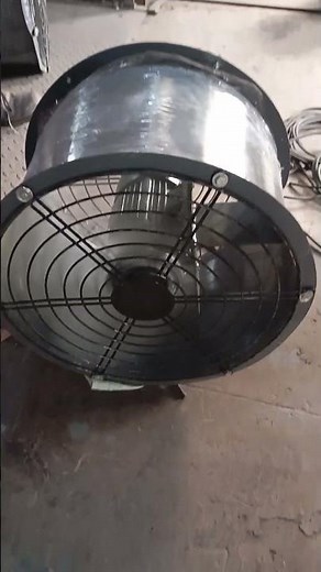 Tube Axial flow fan 24 inch , 1 HP , 1400 RPM for industrial use #cubicalfan #tubeaxialfan